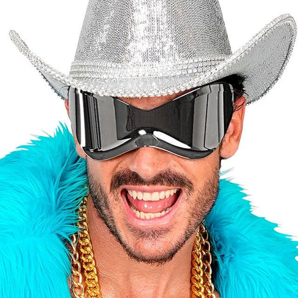 Bril Spiegelglas Oversized van Widmann koop je bij Partywinkel