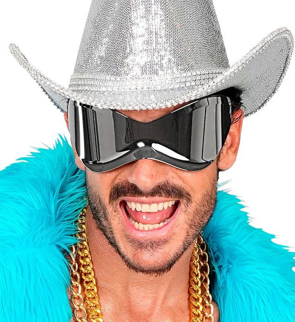 Bril Spiegelglas Oversized van Widmann koop je bij Partywinkel