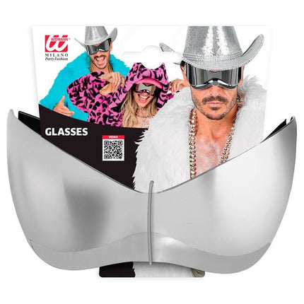Bril Spiegelglas Oversized van Widmann koop je bij Partywinkel