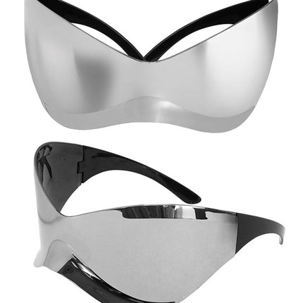 Bril Spiegelglas Oversized van Widmann koop je bij Partywinkel