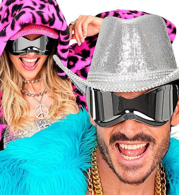 Bril Spiegelglas Oversized van Widmann koop je bij Partywinkel