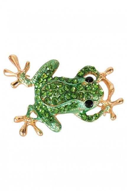 Broche Kikker 5X4Cm van PartyXplosion koop je bij Partywinkel
