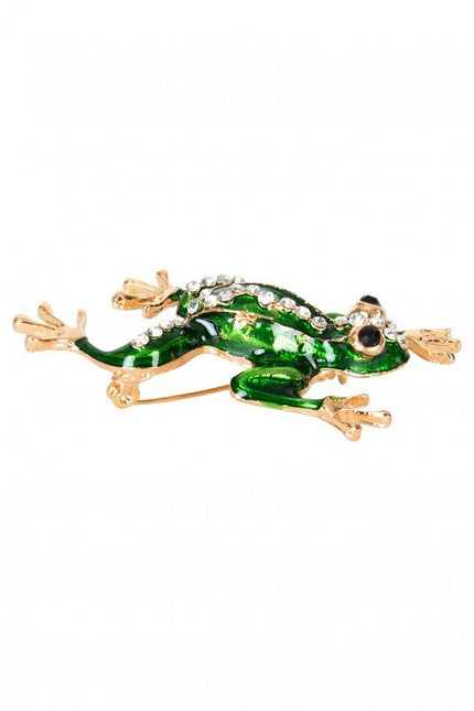 Broche Kikker 7X3.5Cm van PartyXplosion koop je bij Partywinkel