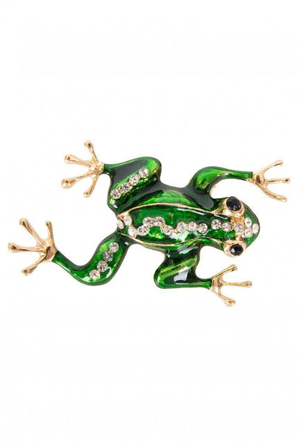 Broche Kikker 7X3.5Cm van PartyXplosion koop je bij Partywinkel