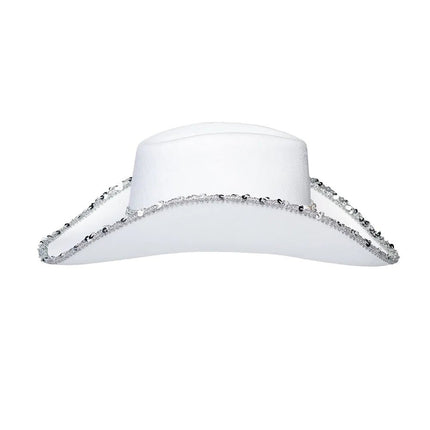 Bruiloft Cowboyhoed Bride Glitters van Boland koop je bij Partywinkel