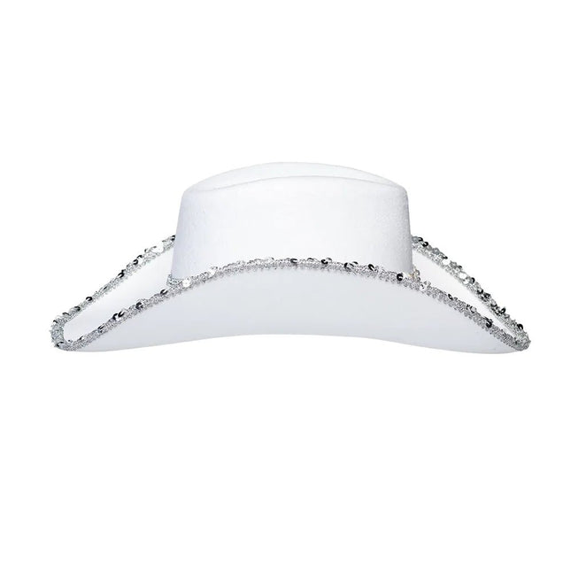 Bruiloft Cowboyhoed Bride Glitters van Boland koop je bij Partywinkel