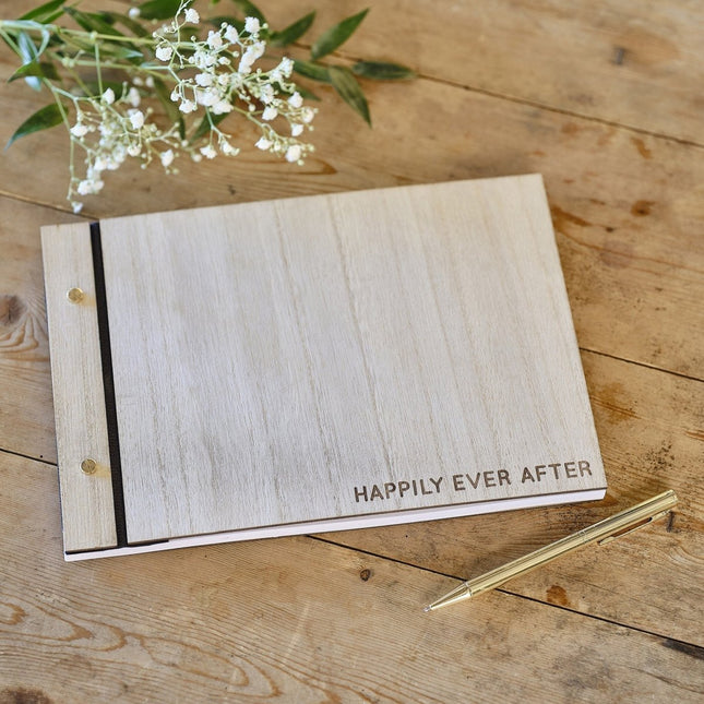 Bruiloft Gastenboek 26cm van Ginger Ray koop je bij Partywinkel