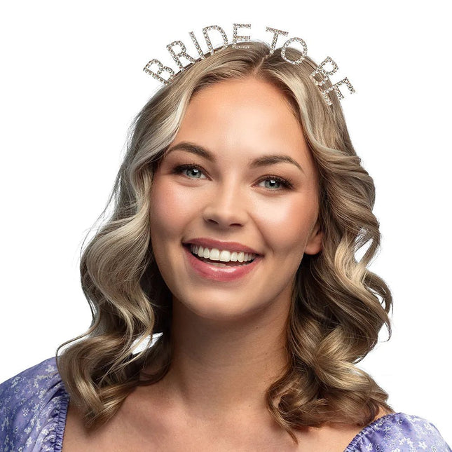 Bruiloft Haarband Bride To Be van Boland koop je bij Partywinkel