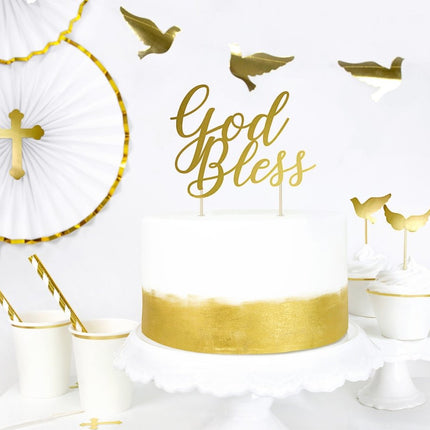 Bruiloft Slinger Duif Goud 86cm van Partydeco koop je bij Partywinkel