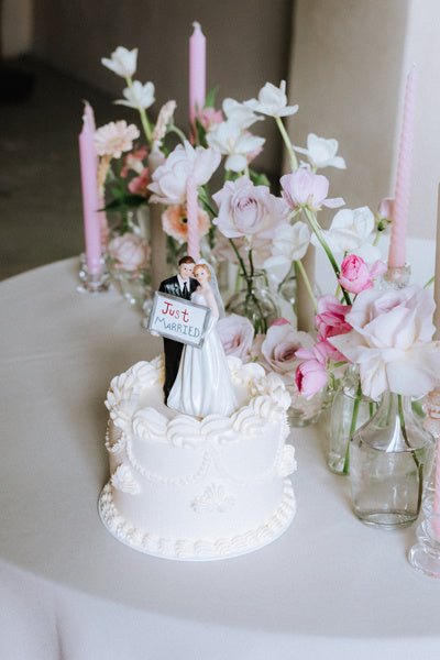 Bruiloft Taarttopper 14,5cm van Partydeco koop je bij Partywinkel