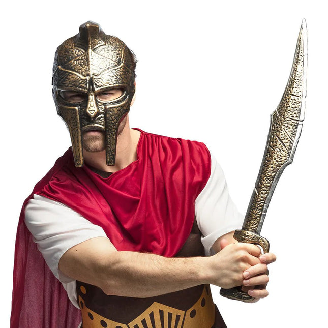 Bruine Accessoireset Spartan 2 delig van Boland koop je bij Partywinkel