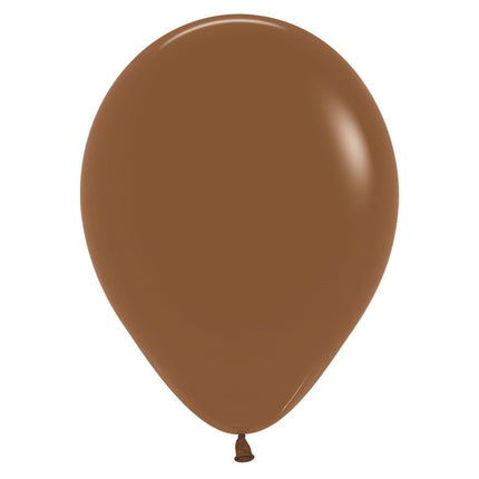 Bruine Ballonnen 23cm 100st van Sempertex koop je bij Partywinkel
