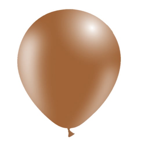 Bruine Ballonnen 30cm 50st van Balloonia koop je bij Partywinkel