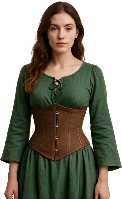 Bruine Corset Dames Piraat van Fiestas Guirca koop je bij Partywinkel