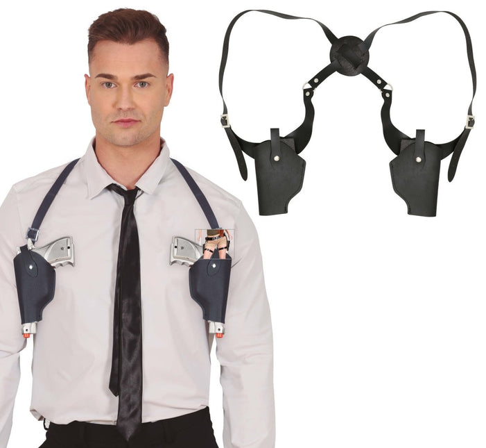 Bruine Holster Schouder van Fiestas Guirca koop je bij Partywinkel