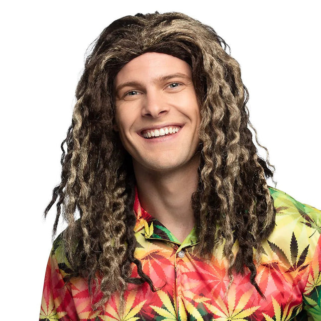 Bruine Pruik Rasta van Boland koop je bij Partywinkel