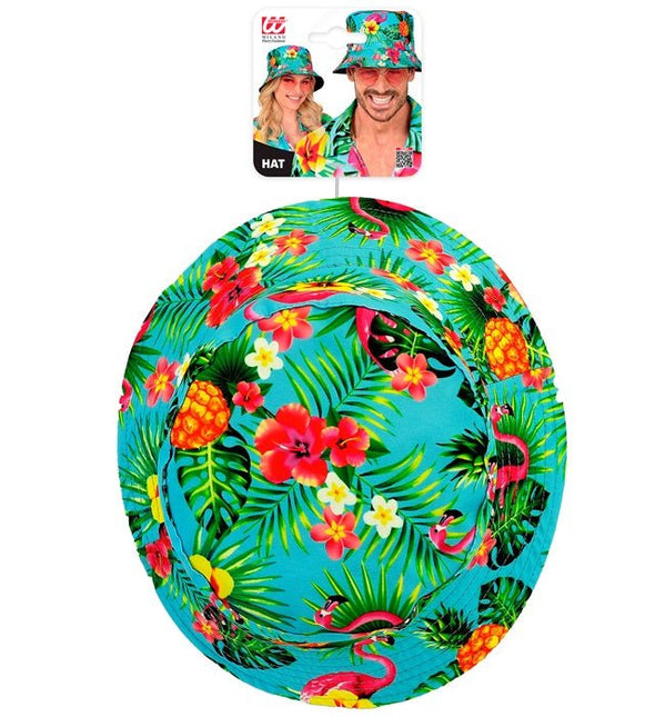 Bucket Hat Zomer Party Blauw van Widmann koop je bij Partywinkel