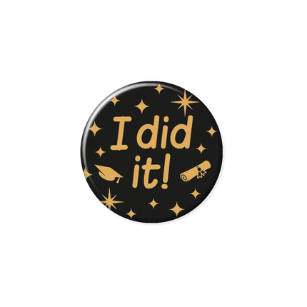 Button I Did It van Paper Dreams koop je bij Partywinkel