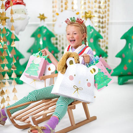Cadeautasje Kerstboom 20cm van Partydeco koop je bij Partywinkel