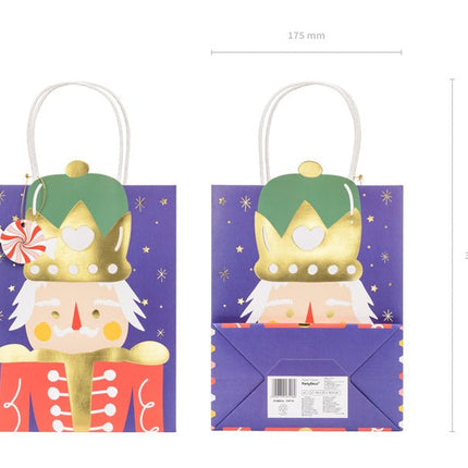 Cadeautasje Notenkraker 25cm van Partydeco koop je bij Partywinkel