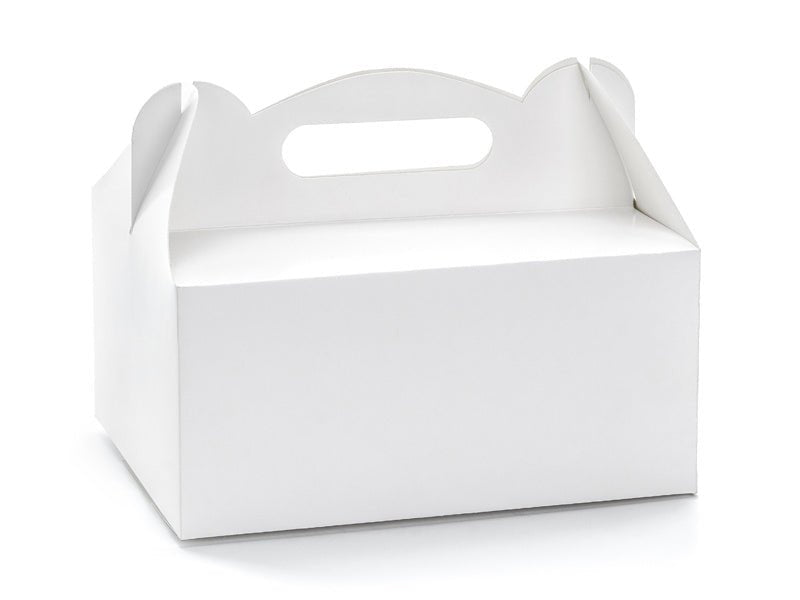 Cakedoosjes Wit 19cm 10st van Partydeco koop je bij Partywinkel