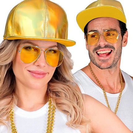 Cap goud holografisch van Widmann koop je bij Partywinkel