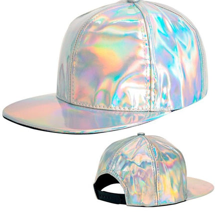 Cap zilver holografisch van Widmann koop je bij Partywinkel