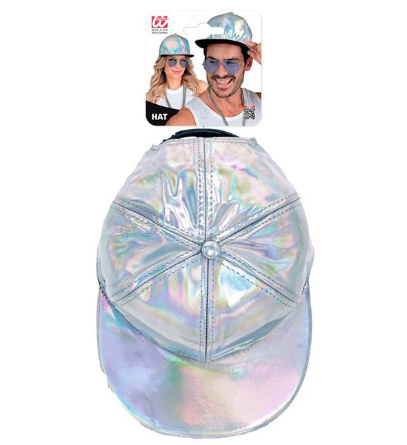 Cap zilver holografisch van Widmann koop je bij Partywinkel