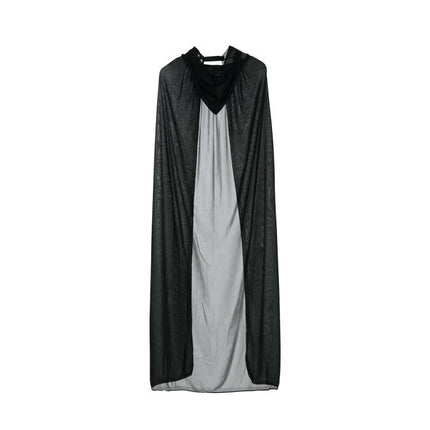 Cape Capuchon Zwart 1,35m van Fiestas Guirca koop je bij Partywinkel