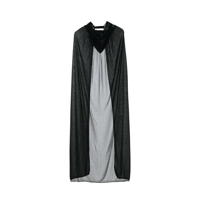 Cape Capuchon Zwart 1,35m van Fiestas Guirca koop je bij Partywinkel