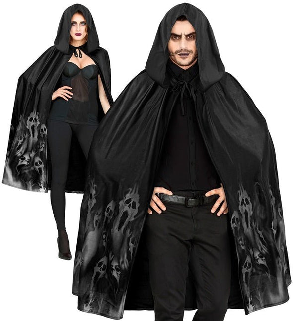 Cape Geest Zwart 120cm van Widmann koop je bij Partywinkel