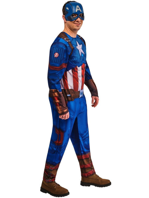 Captain America Kostuum Heren Blauw van Rubies koop je bij Partywinkel