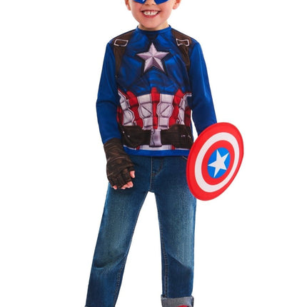 Captain America Kostuum Kind van Rubies koop je bij Partywinkel