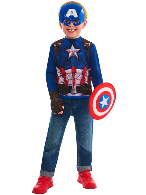 Captain America Kostuum Kind van Rubies koop je bij Partywinkel