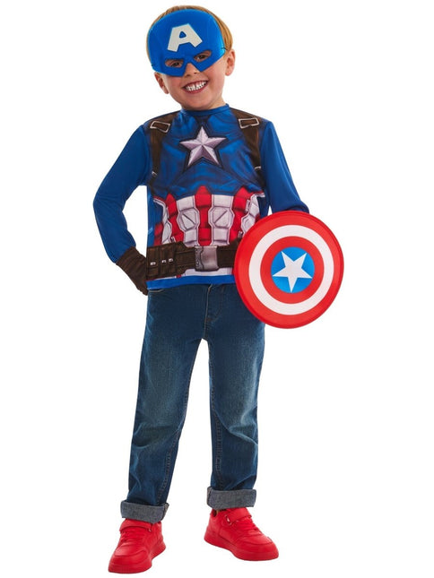 Captain America Kostuum Kind van Rubies koop je bij Partywinkel