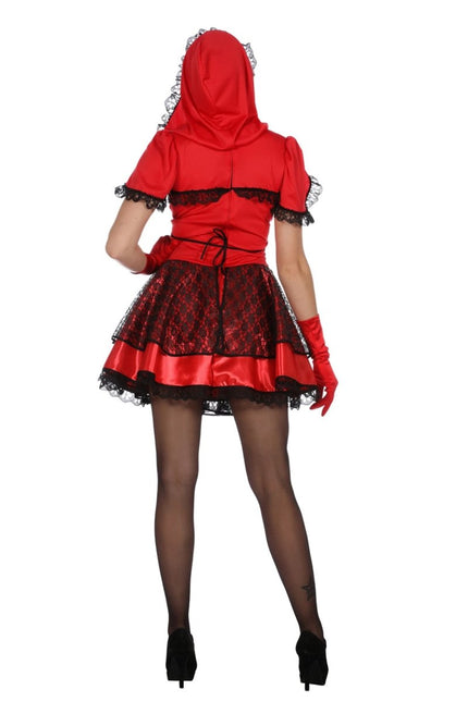 Capuchon Jurk Rood Dames Capuchon van Wilbers & Wilbers koop je bij Partywinkel