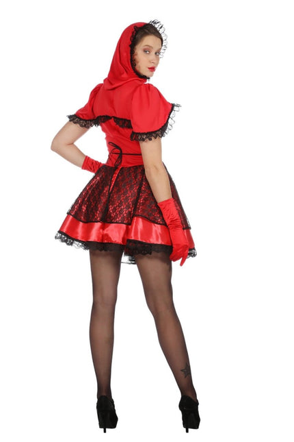 Capuchon Jurk Rood Dames Capuchon van Wilbers & Wilbers koop je bij Partywinkel