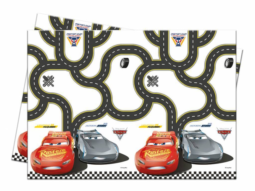 Cars 3 Tafelkleed 1,8m van Procos koop je bij Partywinkel