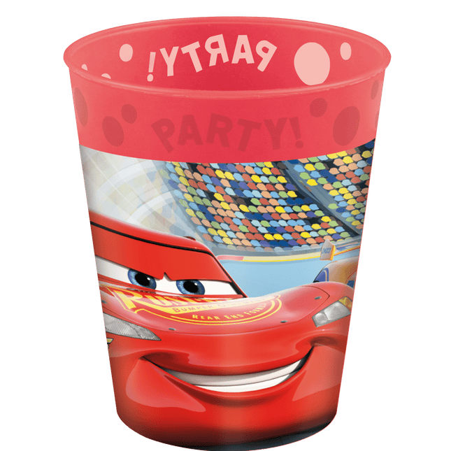 Cars Beker Rood 250ml 4st van Procos koop je bij Partywinkel