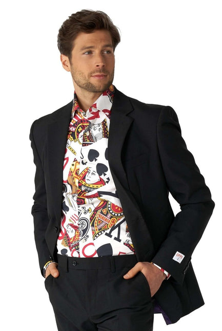 Casino Speelkaarten Overhemd Heren OppoSuits van OppoSuits koop je bij Partywinkel