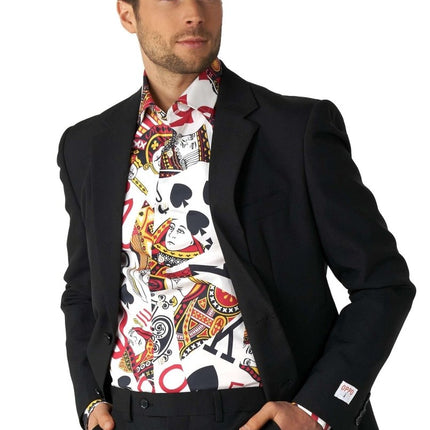 Casino Speelkaarten Overhemd Heren OppoSuits van OppoSuits koop je bij Partywinkel