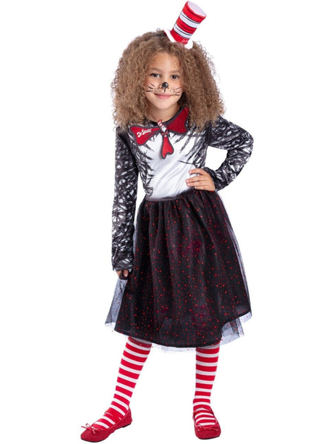 Cat In The Hat Jurk Meisje van Smiffys koop je bij Partywinkel