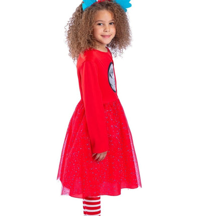 Cat In The Hat Jurk Meisje Thing 1 & 2 van Smiffys koop je bij Partywinkel