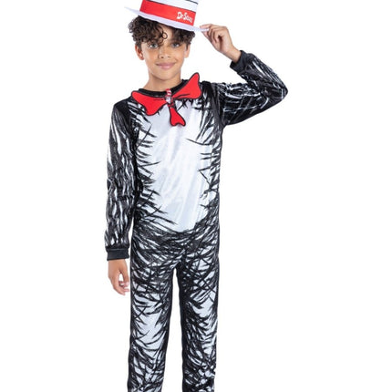 Cat In The Hat Kostuum Jongen van Smiffys koop je bij Partywinkel