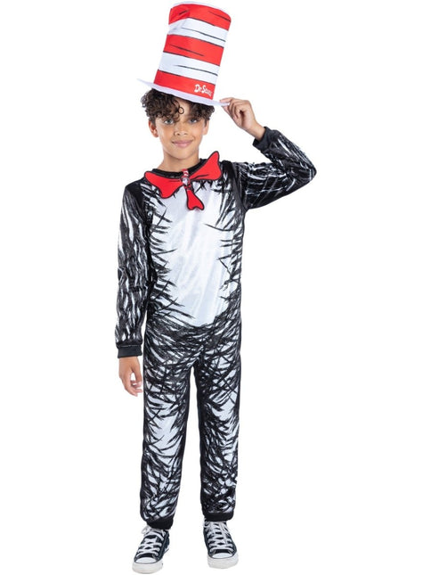 Cat In The Hat Kostuum Jongen van Smiffys koop je bij Partywinkel