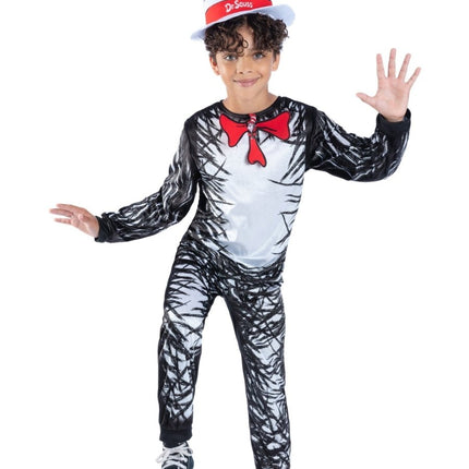 Cat In The Hat Kostuum Jongen van Smiffys koop je bij Partywinkel