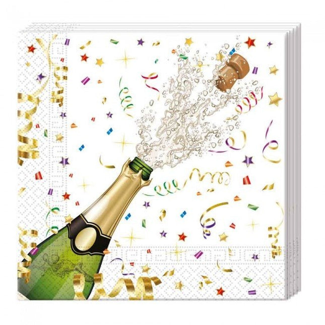 Celebration Servetten 33cm 20st van Procos koop je bij Partywinkel