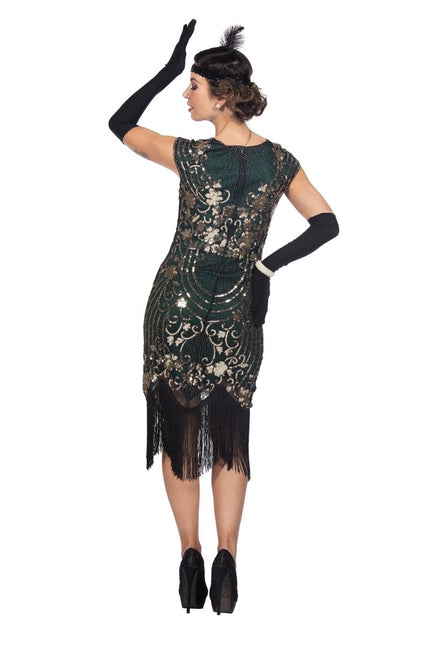 Charleston Jurk Groen 20'S van Wilbers & Wilbers koop je bij Partywinkel