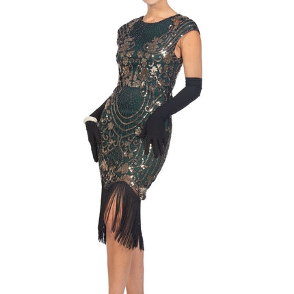 Charleston Jurk Groen 20'S van Wilbers & Wilbers koop je bij Partywinkel