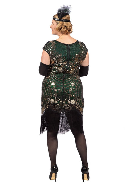 Charleston Jurk Groen 20'S van Wilbers & Wilbers koop je bij Partywinkel